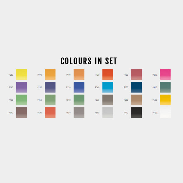 Derwent Pastel Pencils Tin 24