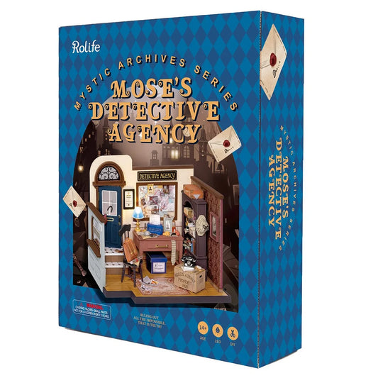 Rolife Mose's Detective Agency DIY Miniature House