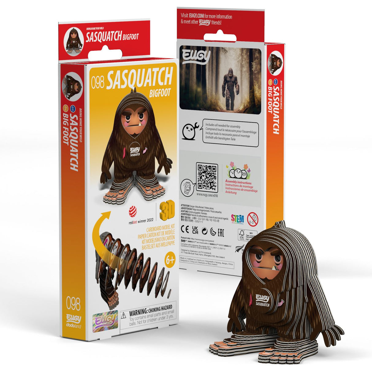 EUGY 098 Sasquatch Big Foot - 3D Model Kit