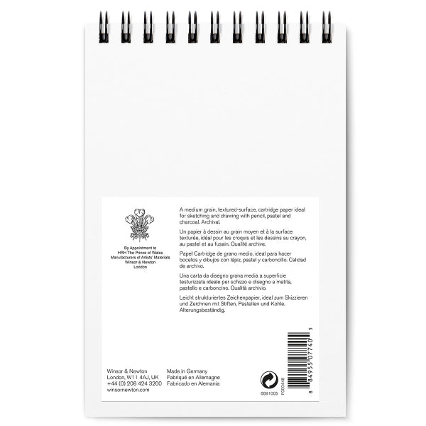 Medium Grain Cartridge Pad 150gsm - A5 Spiral