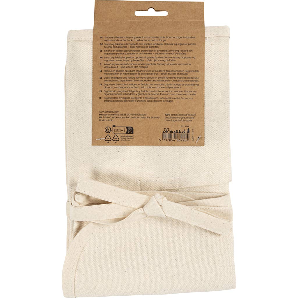 Artist Roll Up Organizer Case 45x33cm 300g - Light Natural