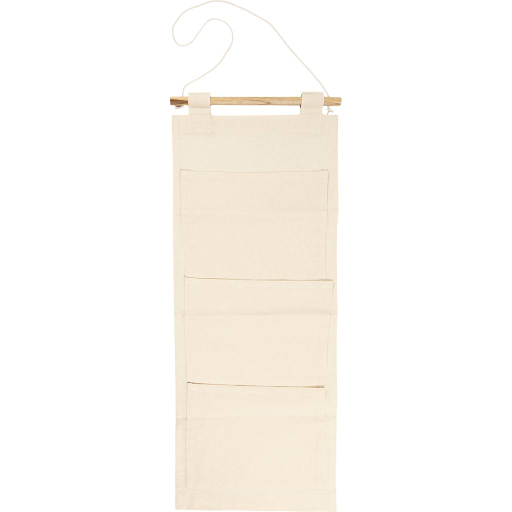 Hanging Organiser H:75cm W:30cm 145g - Light Natural