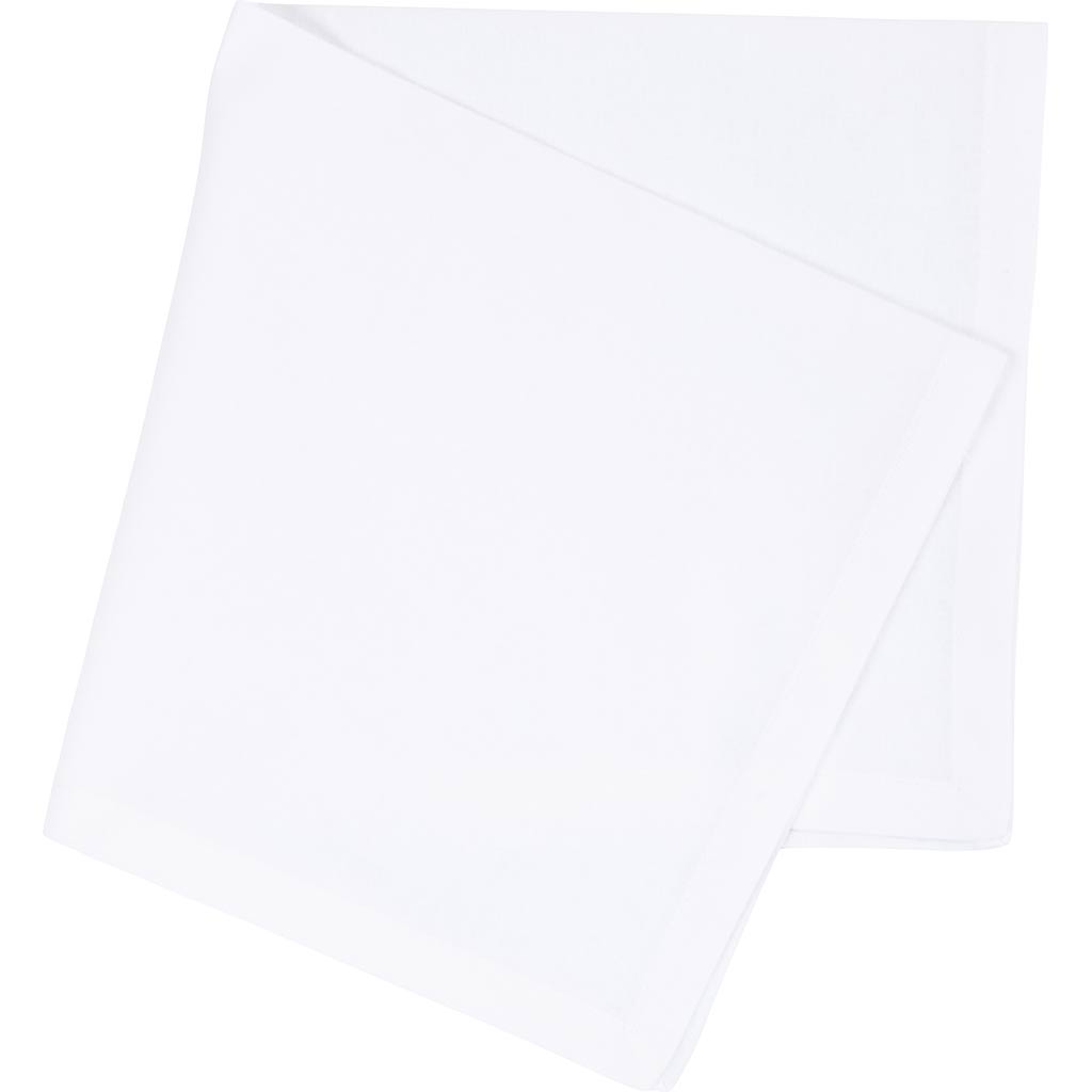Fabric Napkins Size 42x42cm 145g - White (12 Pack)