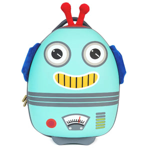 Boppi Tiny Trekker Kids Luggage Travel Suitcase Carry On Robot