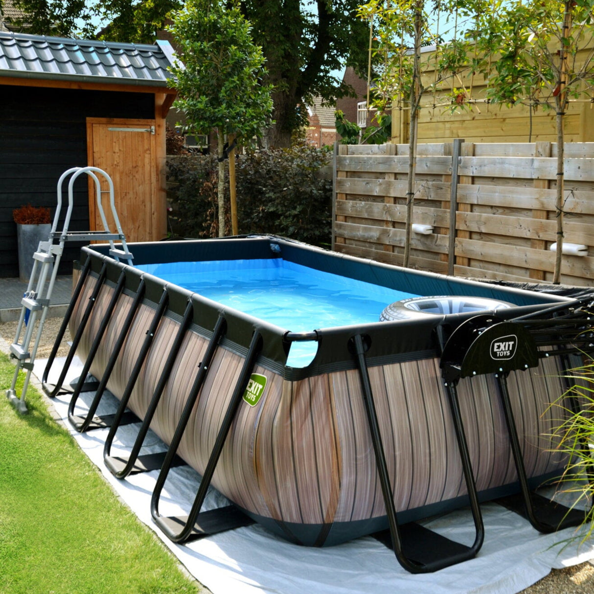 4m No Cover Exit Frame Pool