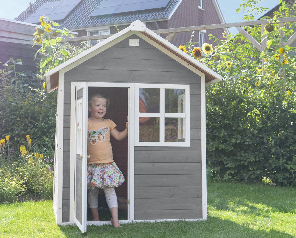 EXIT Loft 100 Wooden Playhouse - Grey