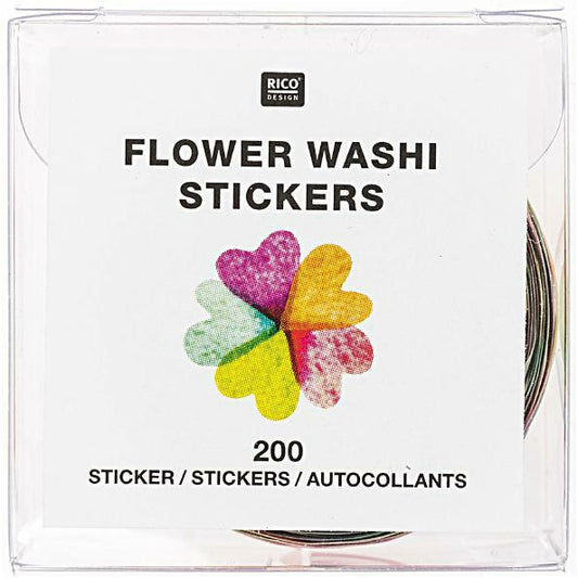 Rico Design's Flower Love/Luck Washi Stickers