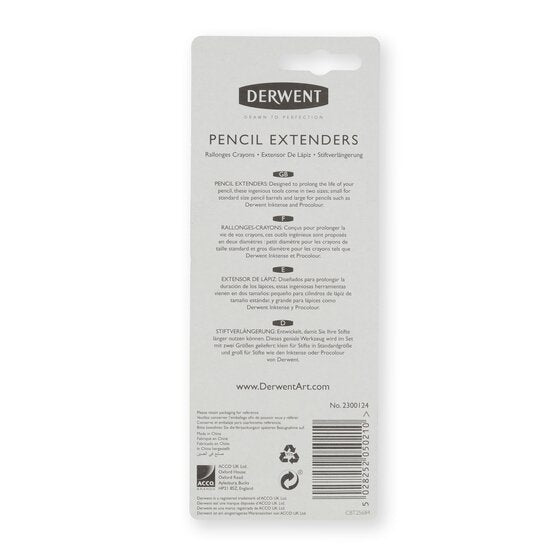 Derwent Pencil Extenders (2 Pack)