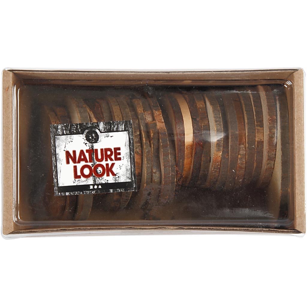 Wooden disc with hole