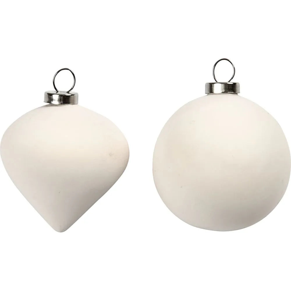 Terracotta Ornaments - H: 5 cm (12 Pieces)