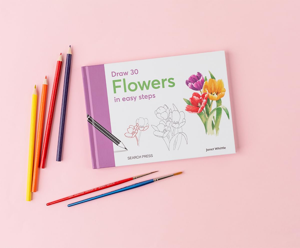 Draw 30: Flowers Book