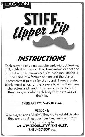 Stiff Upper Lip Card Game In A Tin
