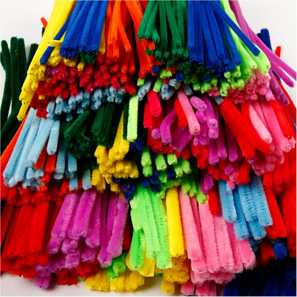 Chenilles 30cm - Assorted Colours (700 Pieces)