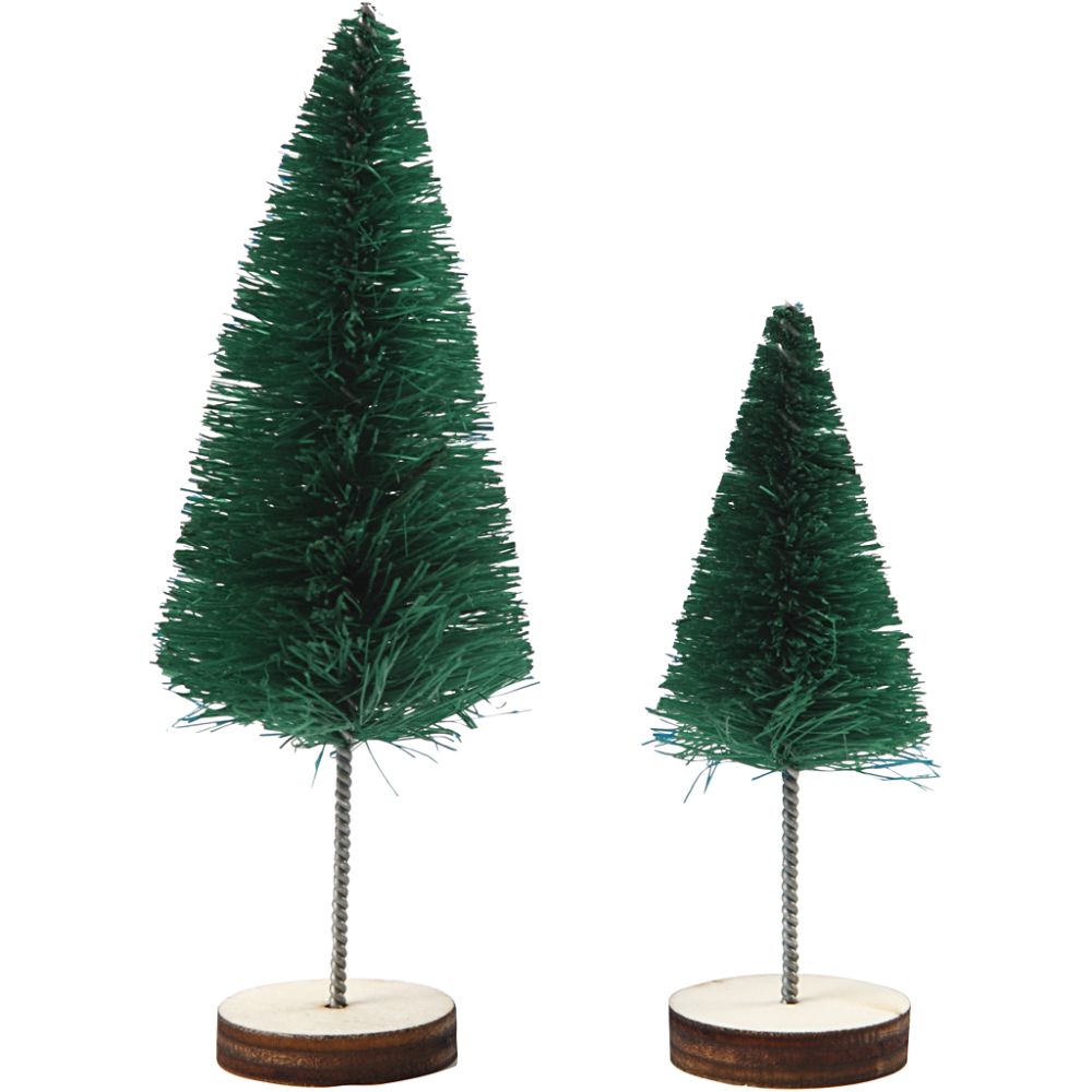 Christmas Spruce Trees - Green (5 Pack)