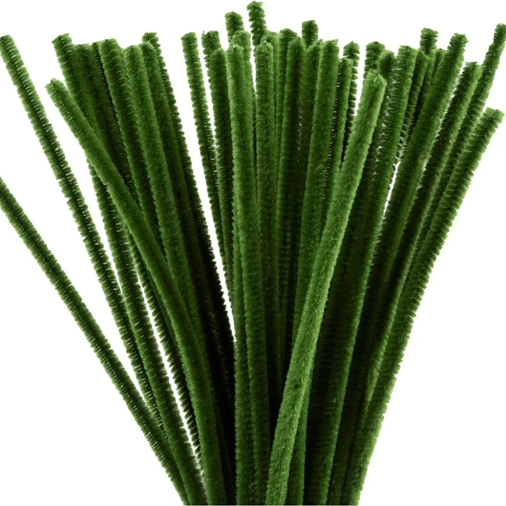 Chenille 30cm - Fir Green (50 Pieces)