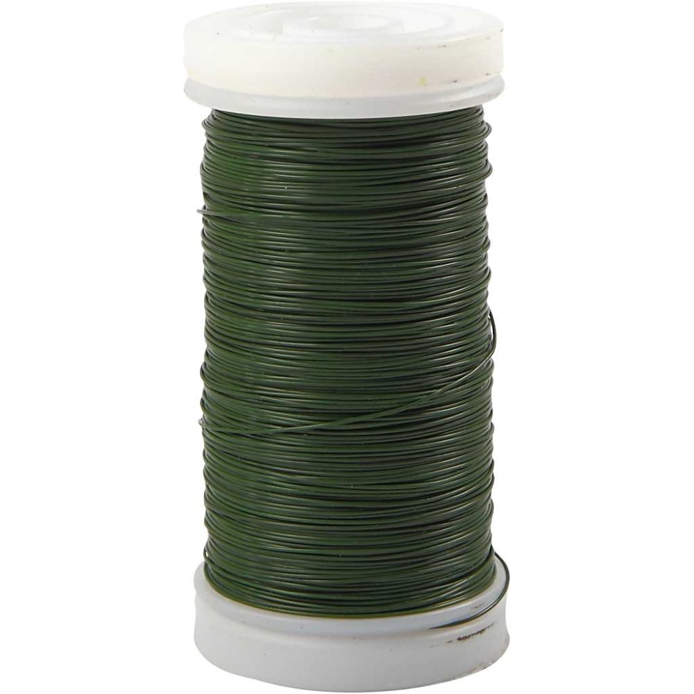 Florist Wire 100g 160m - Green