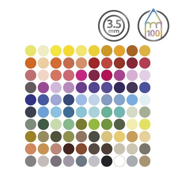 Derwent Chromaflow Pencils - 100 Tin