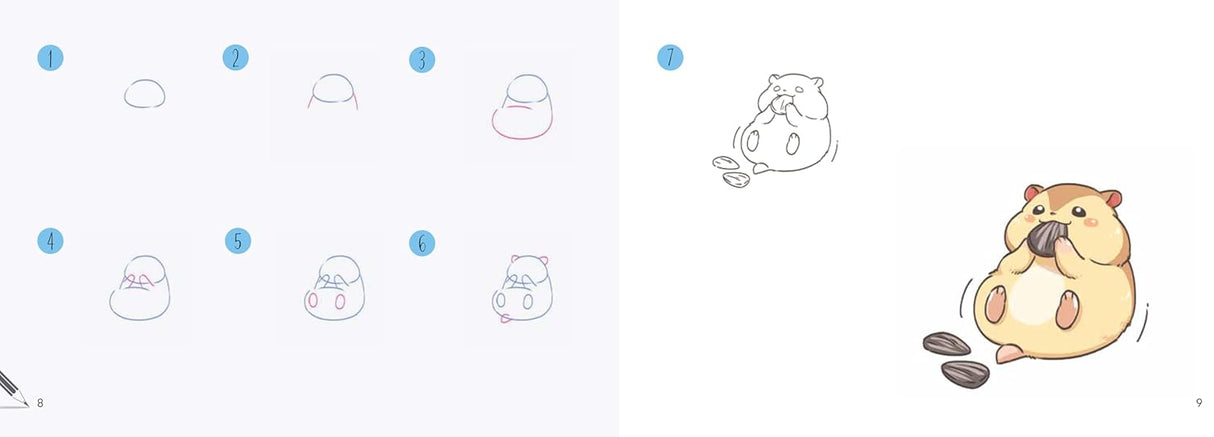 Draw 30: Kawaii Animals Book