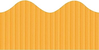 Bordette Scalloped Sunset Gold 57mm x 15m