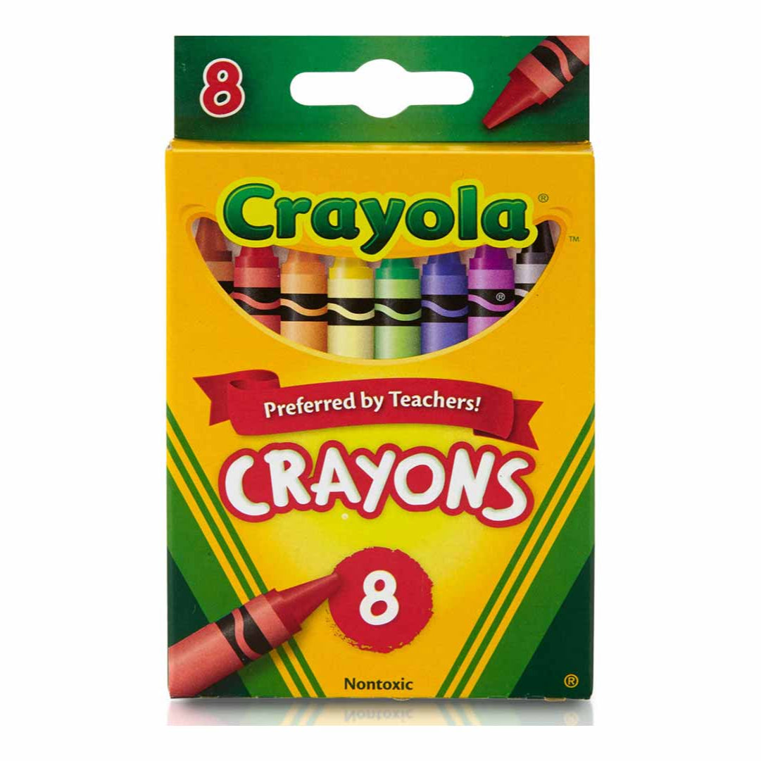Crayola Crayons - Assorted Colours (8 Pack)