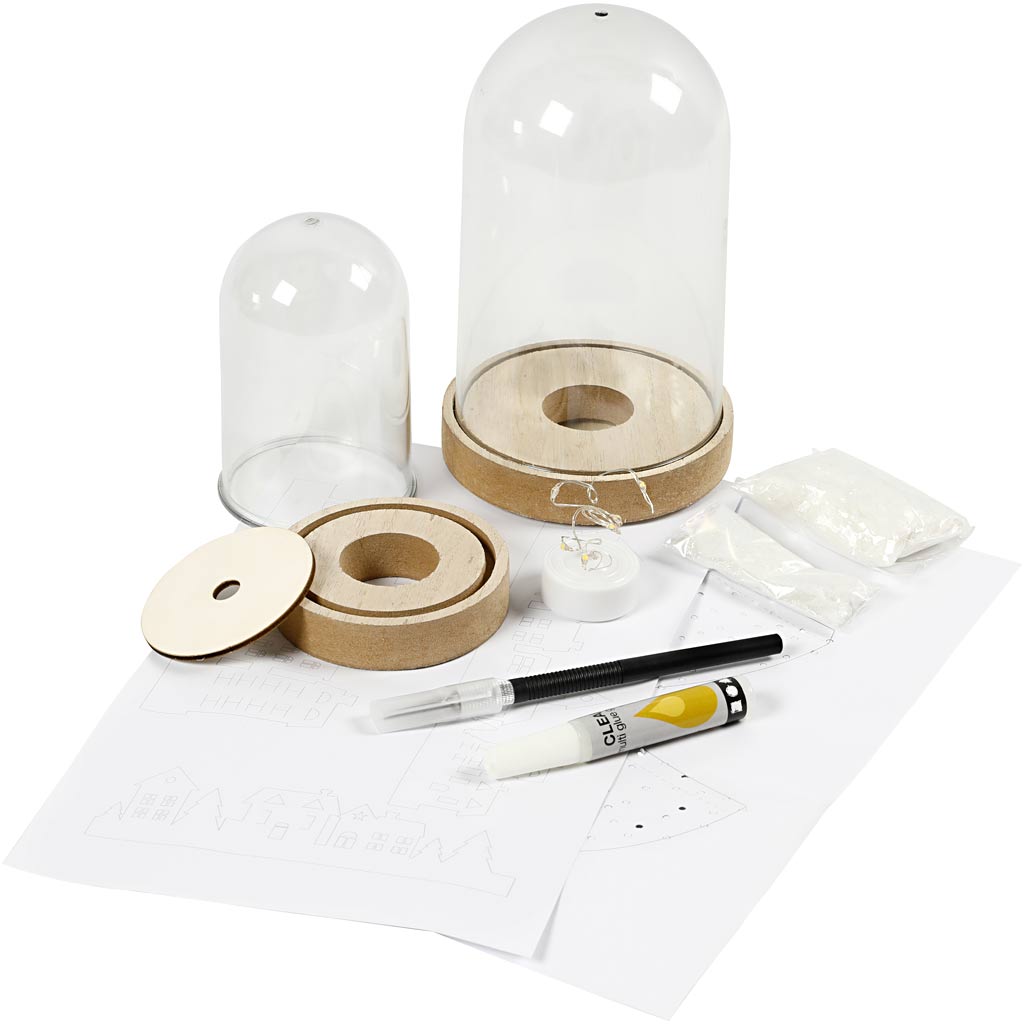 Kits for bells with inner decoration