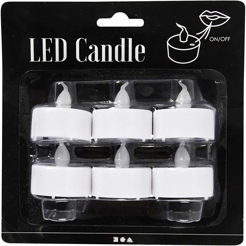 LED Tea Light Candles (6 Pack)
