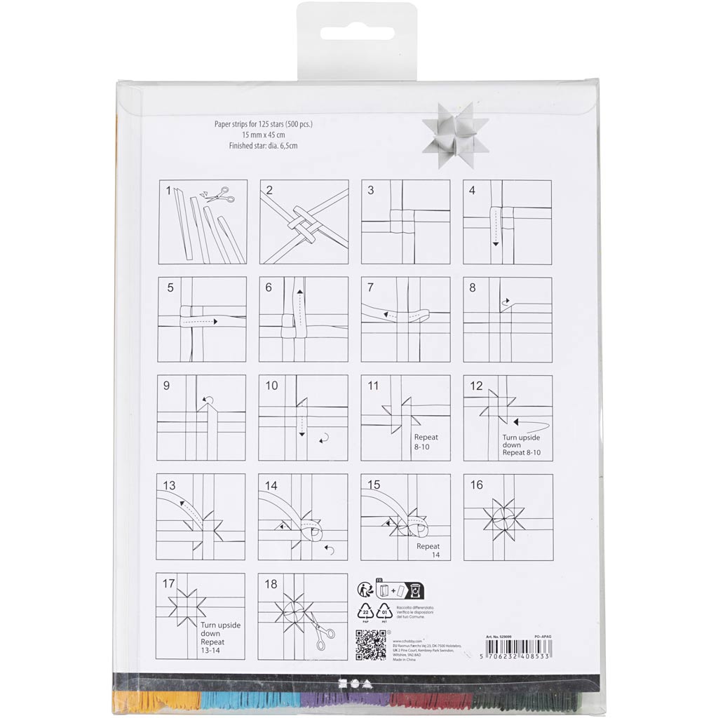 Paper Star Strips