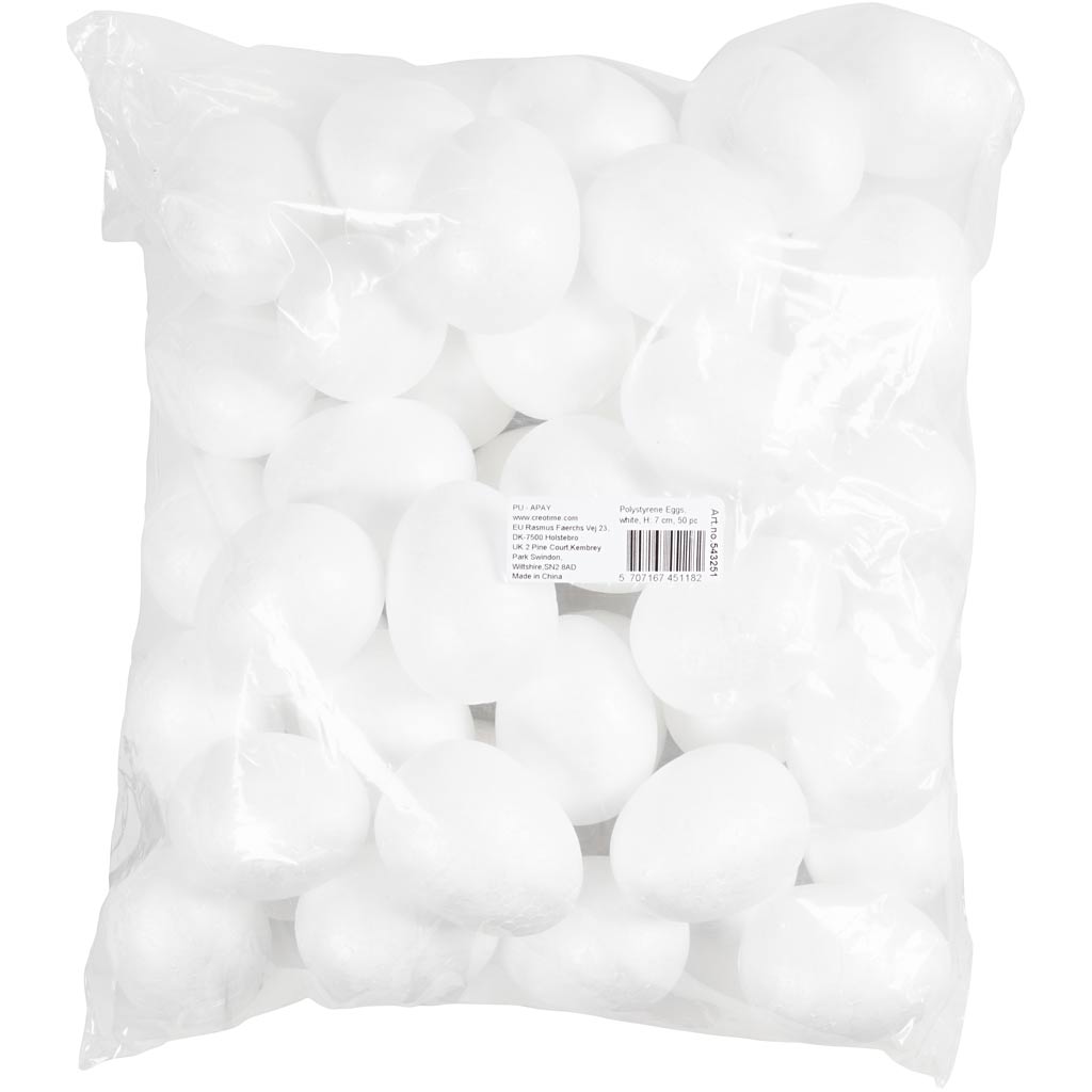 Polystyrene Eggs