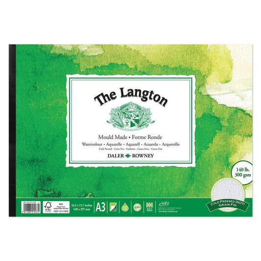 Langton A3 Watercolour Paper Pad