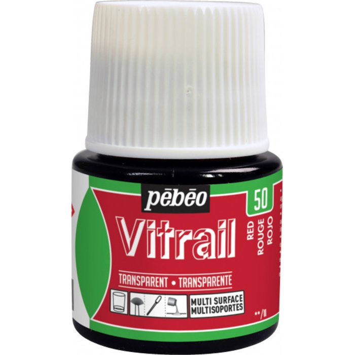 Vitrail Transparent 45ml - Red