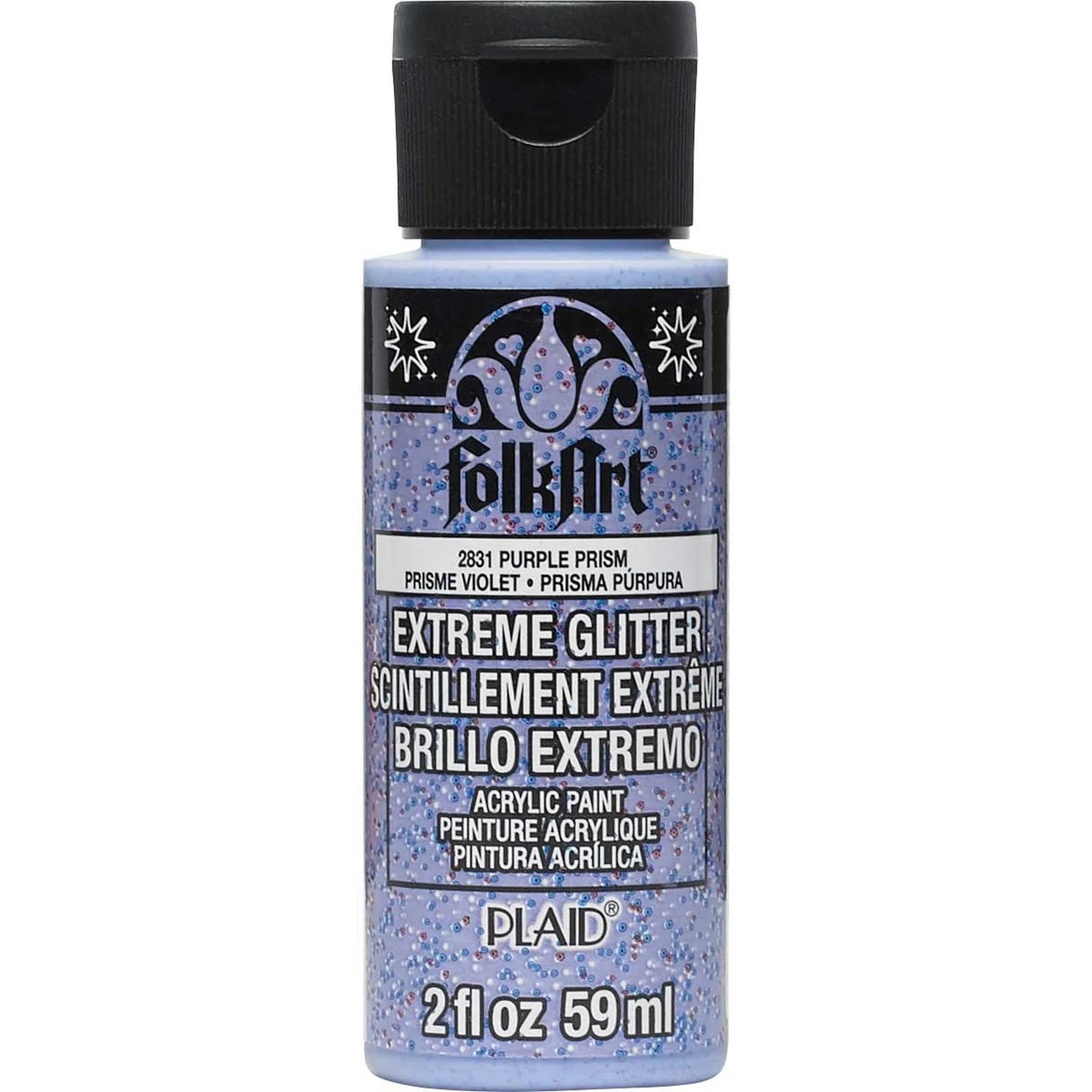 FolkArt Extreme Glitter Acrylic Paint 59ml - Purple Prism