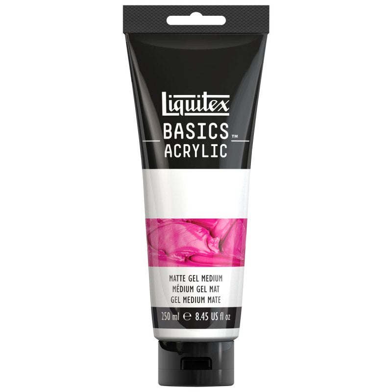 Liquitex Basics Acrylic Medium - Matte Gel 250ml