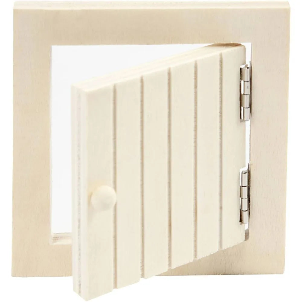 Elf Wooden Attic Access Door and Rope Ladder