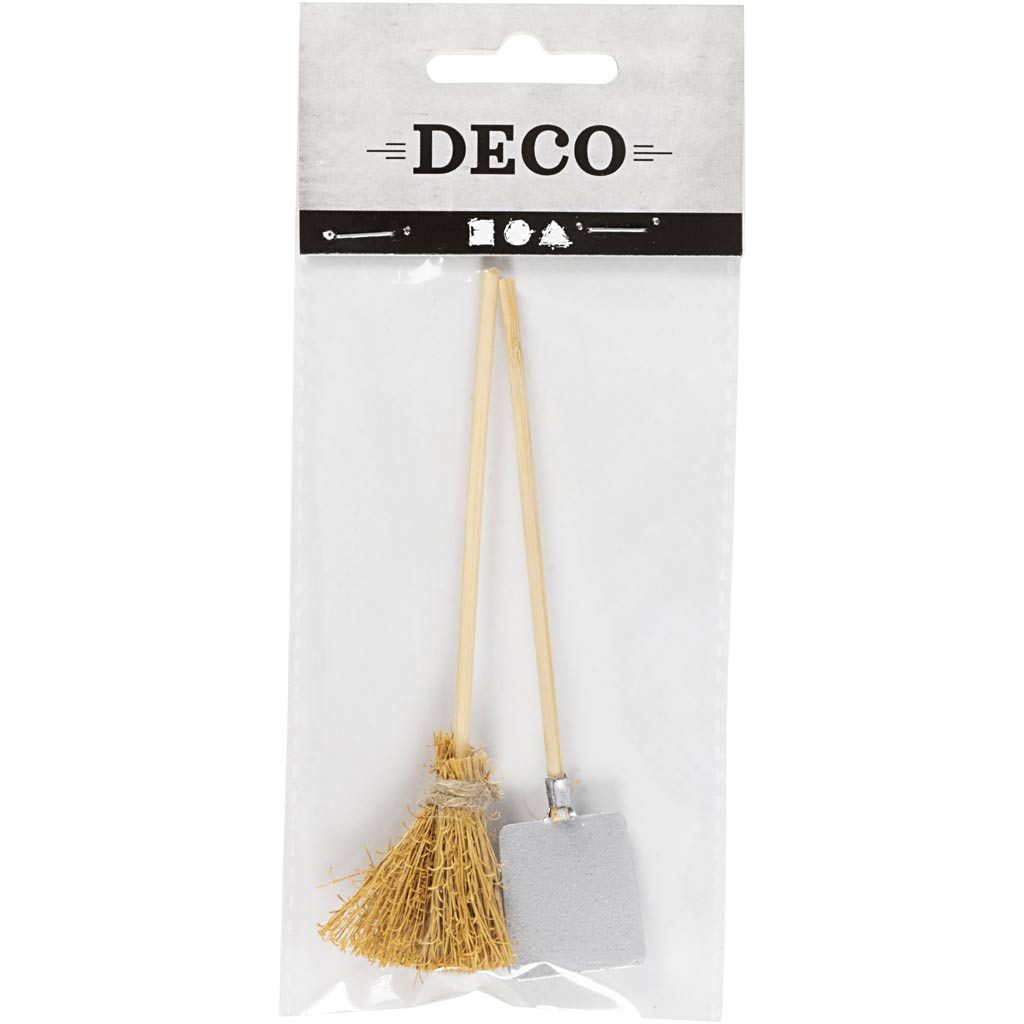 Shovel and broom