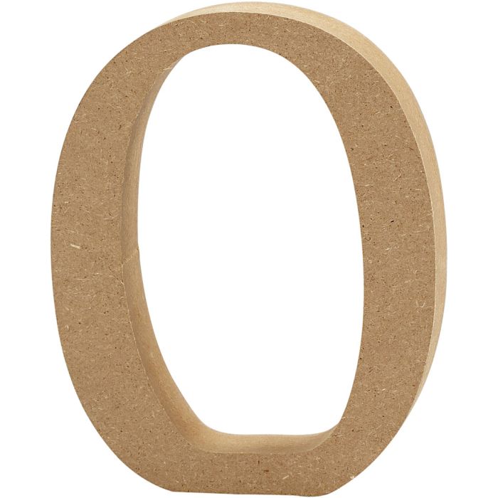 Letter 8cm Thickness 1.5cm MDF - O