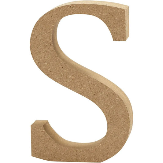 Letter, S, H: 8 cm, thickness 1,5 cm, 1 pc
