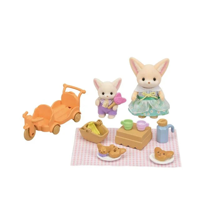 Sylvanian Families Sunny Picnic Set - Fennec Fox Sister & Baby