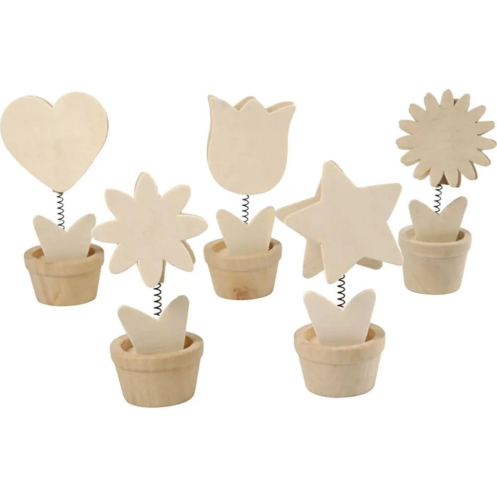 Memo Holders, H: 10 cm, D 5 cm, 10 pc/ 1 pack