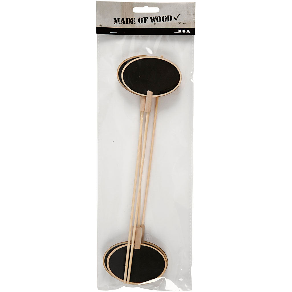 Sign on a stick