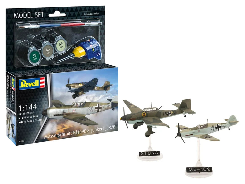 Revell Model Set - Messerschmitt Bf109E & Ju87B Stuka