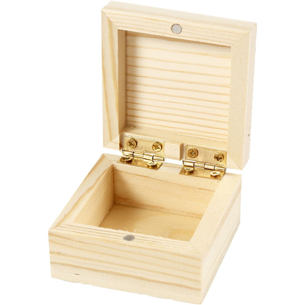 Jewellery Box 6x6x3.5 cm (2 Pack)