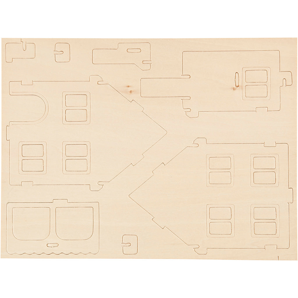 3D Wooden Construction Kit