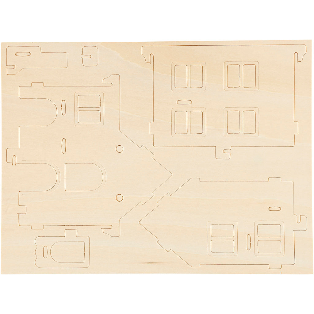 3D Wooden Construction Kit