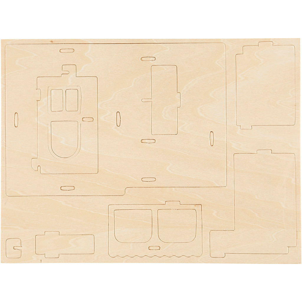 3D Wooden Construction Kit