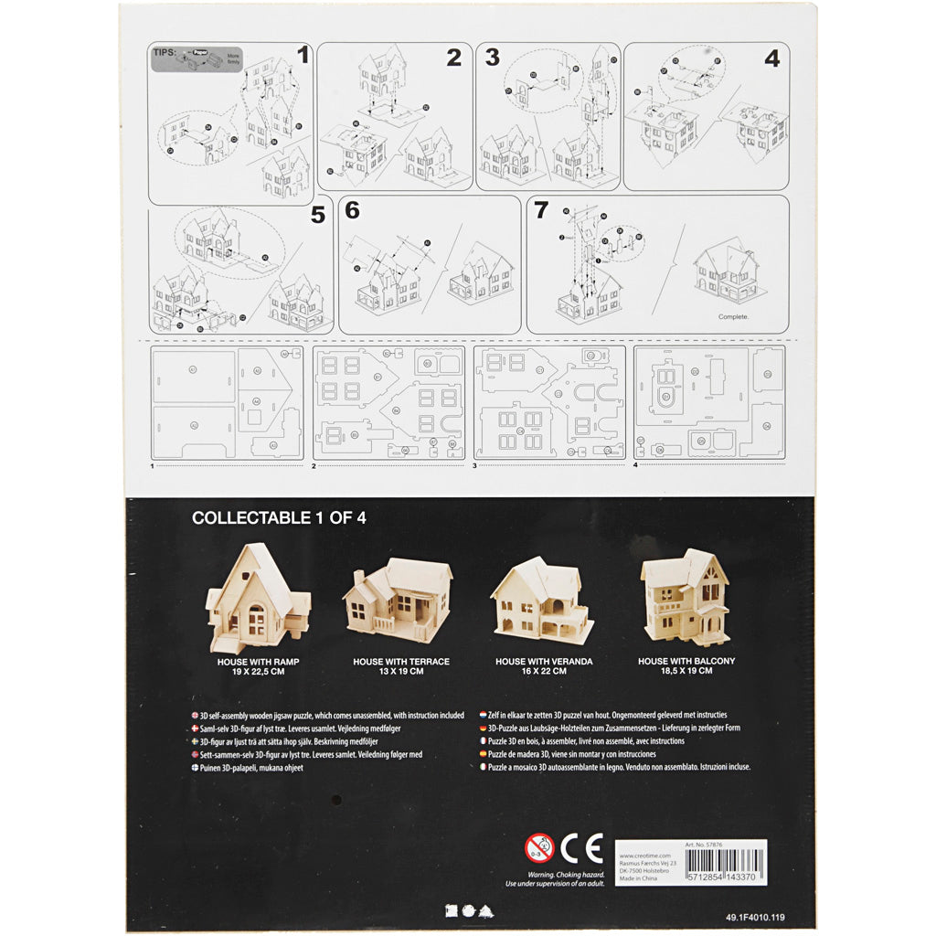 3D Wooden Construction Kit