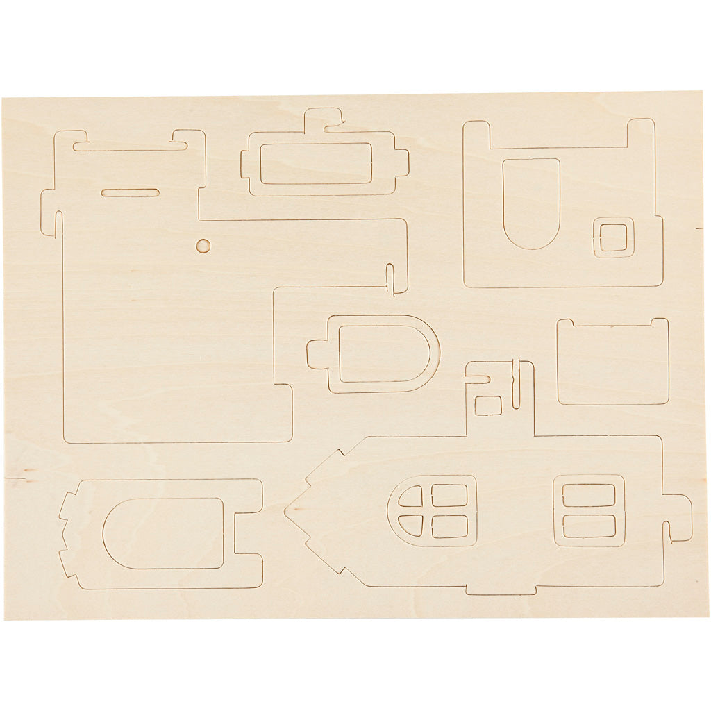 3D Wooden Construction Kit