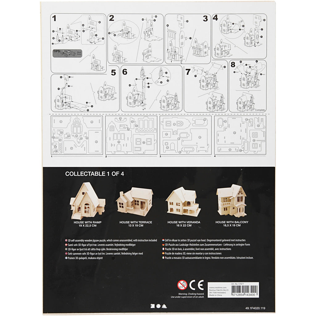 3D Wooden Construction Kit
