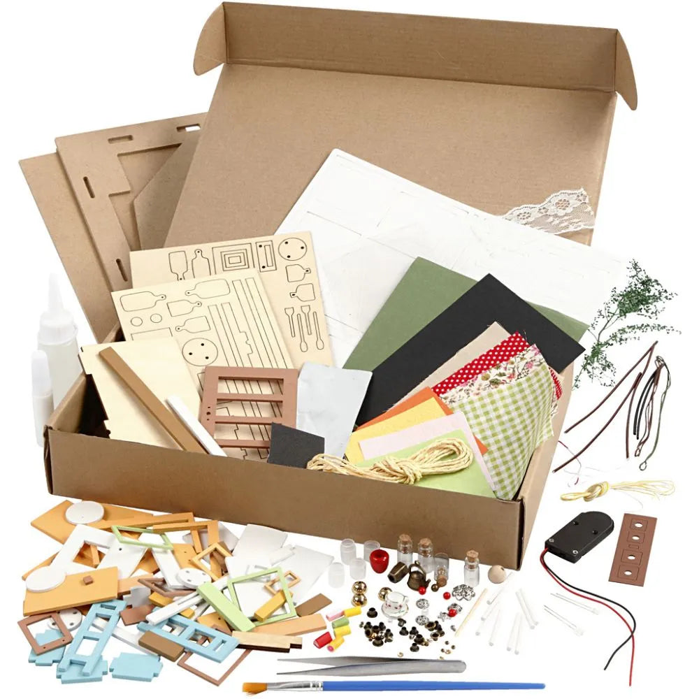 DIY Miniature Room, Kitchen