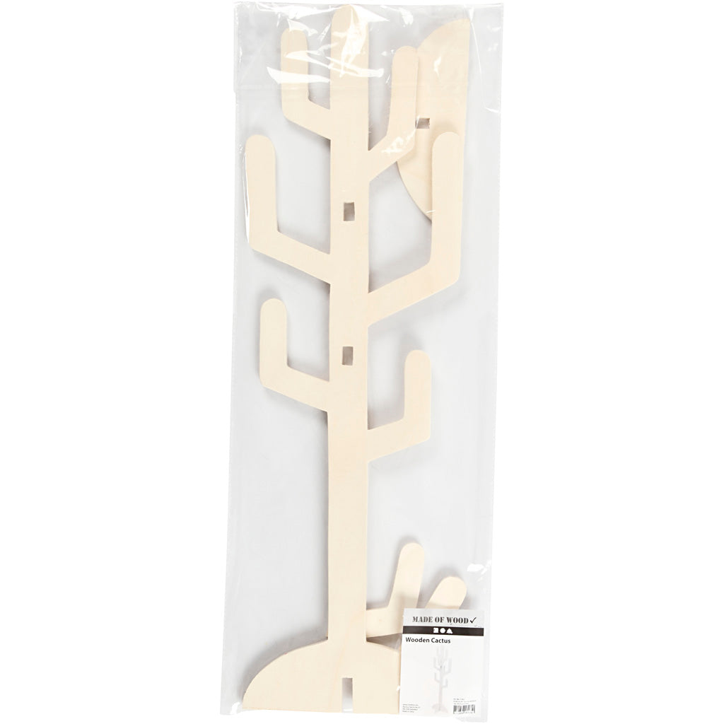 Wooden Cactus