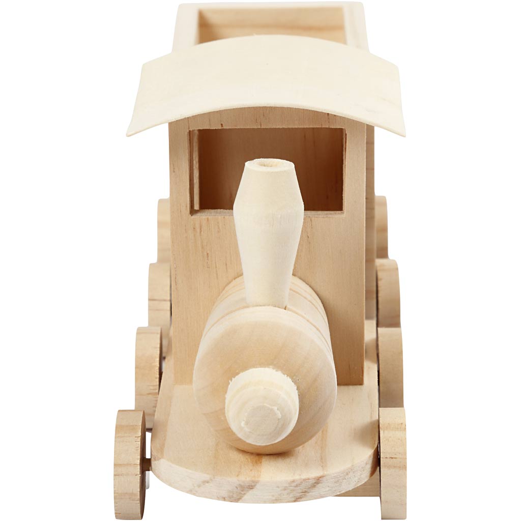 Toy train with carriage